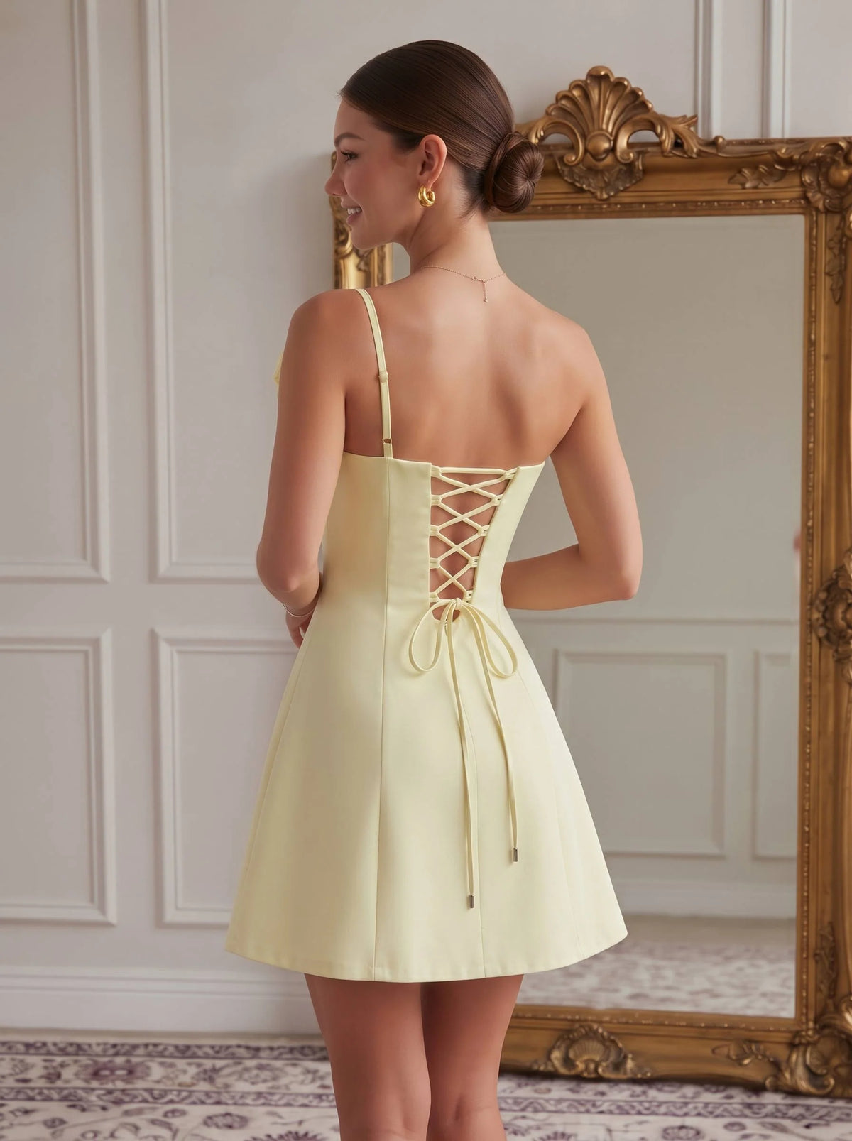 Satin Homecoming Dress — The Viv | Guest & Gown