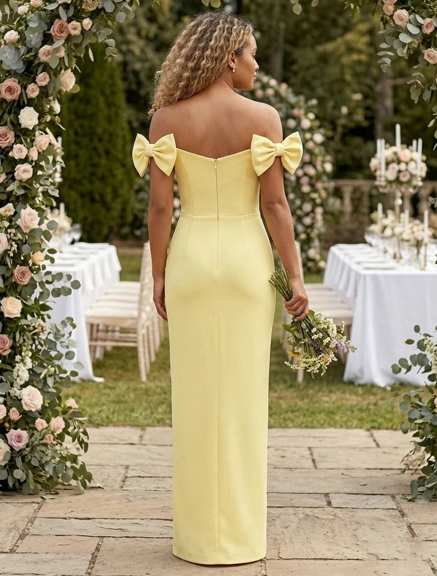 Satin Bridesmaid Dress — The Halle Seraphine | Guest & Gown