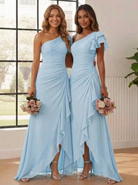 One Shoulder Bridesmaid Dress — The Demi Seraphine | Guest & Gown
