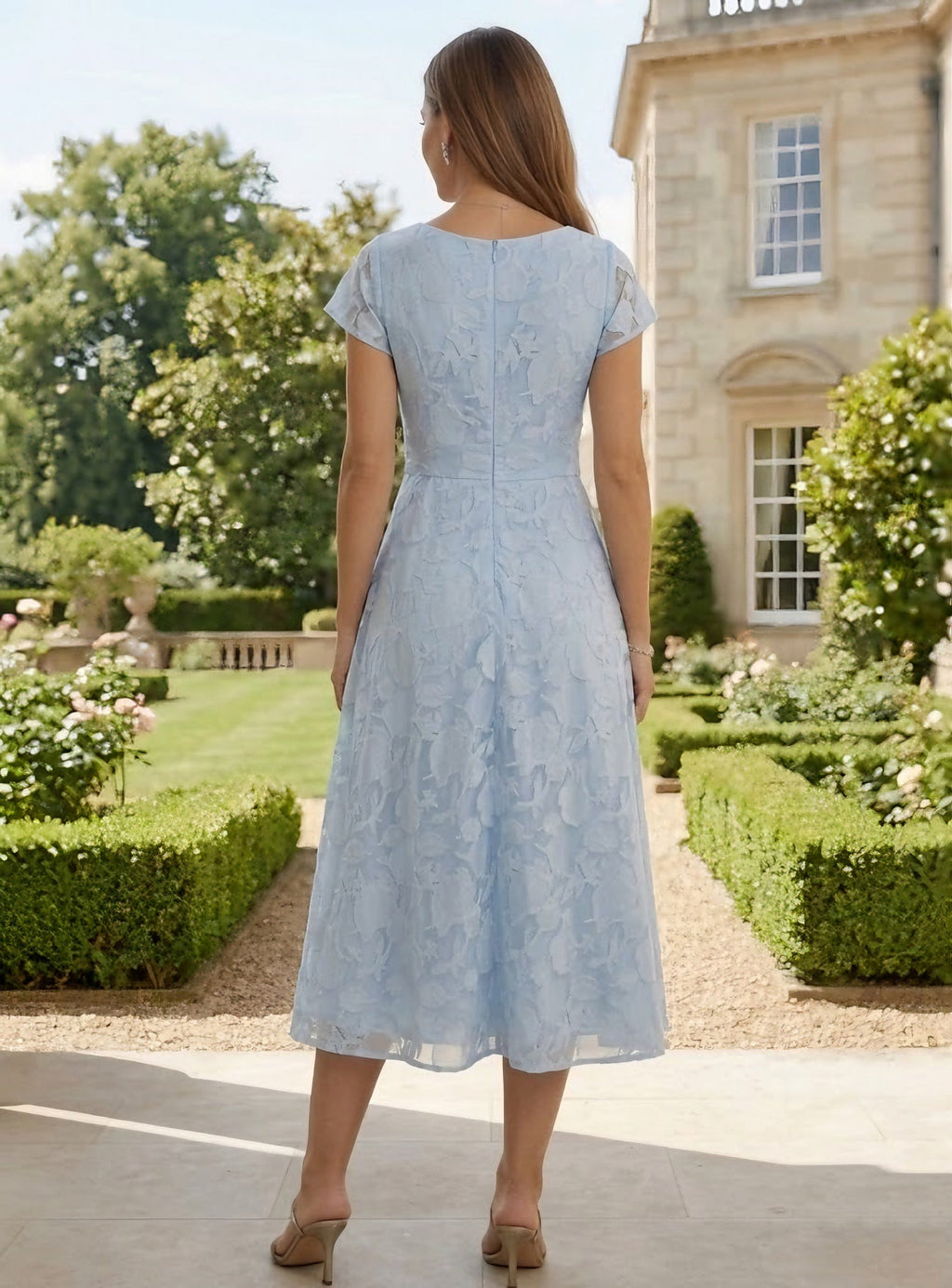 Short Cocktail Dress — The Celeste Elodie | Guest & Gown — view 2