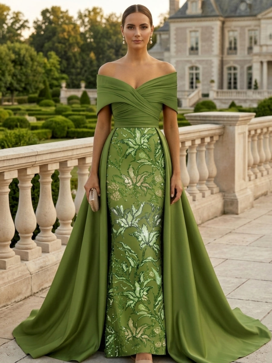 Floral Formal Dress — The Leocadie Celeste | Guest & Gown