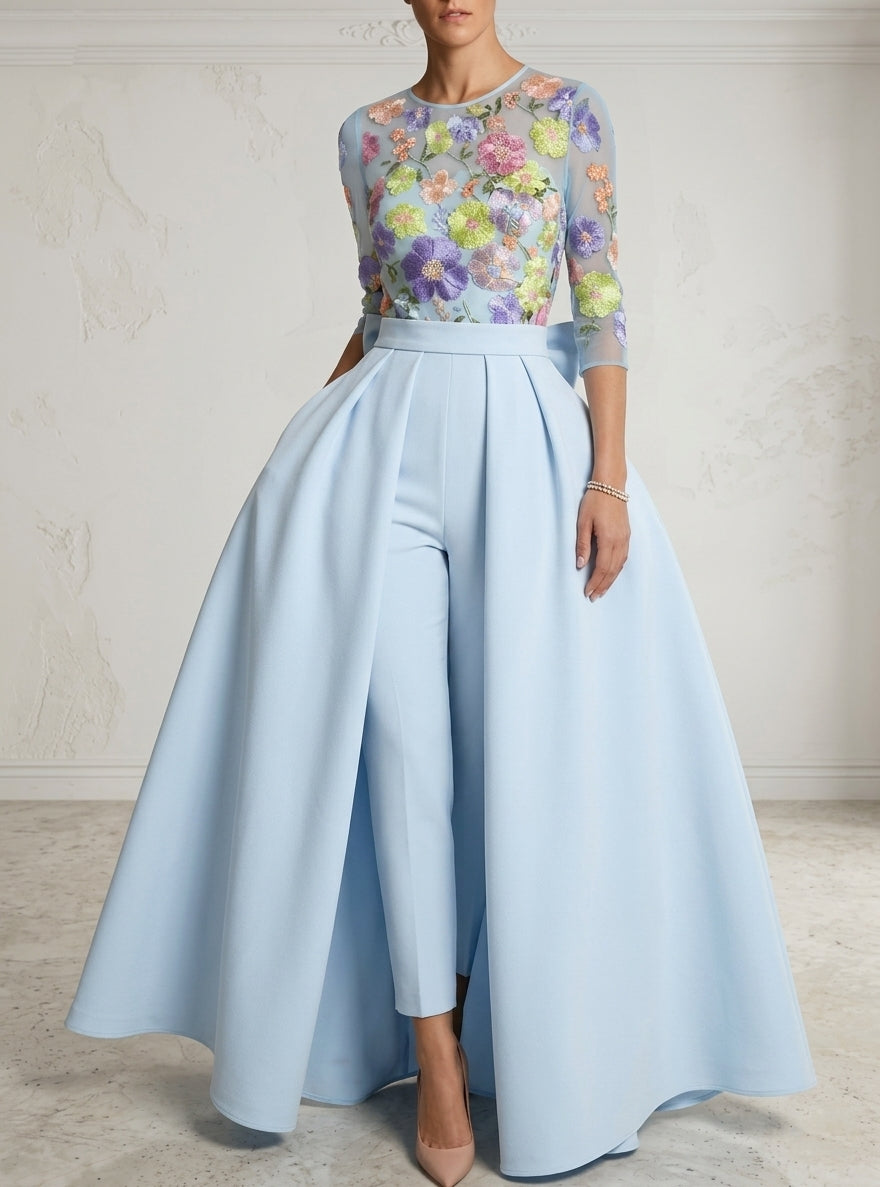 Floral Evening Dress — The Nia Celeste | Guest & Gown