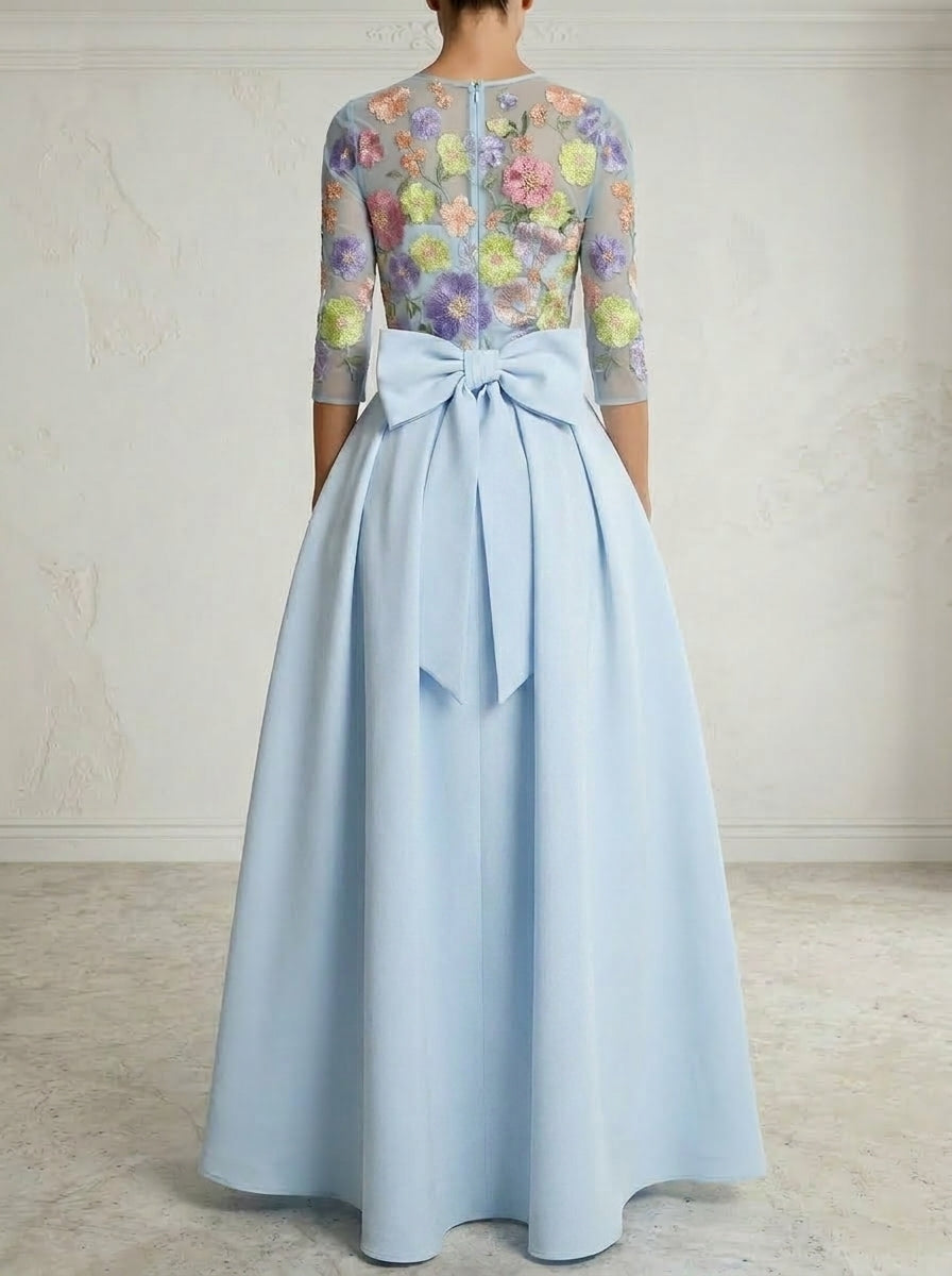 Floral Evening Dress — The Nia Celeste | Guest & Gown — view 2