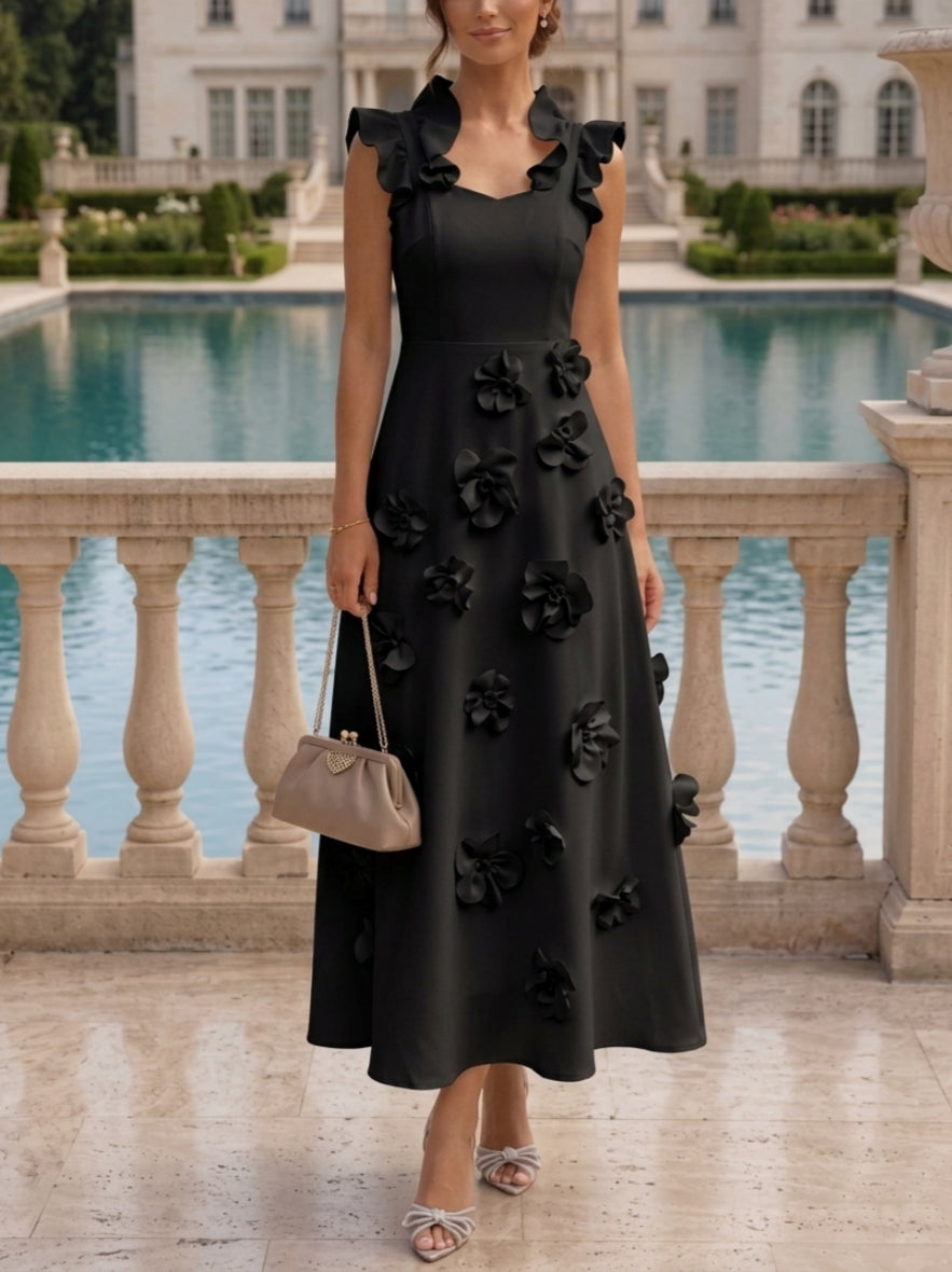 White Tea Length Dress — The Rosalie Celeste | Guest & Gown