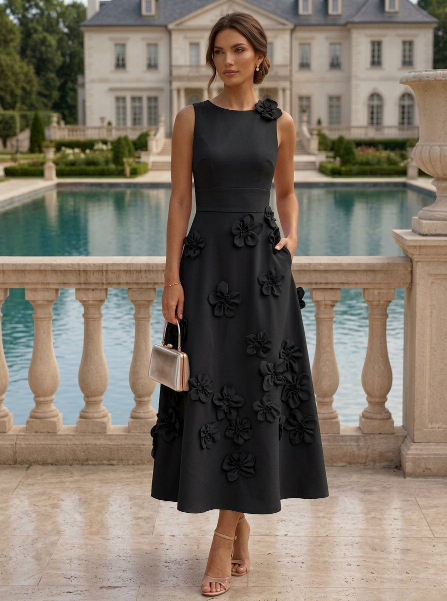 Length Cocktail Dress — The Quinn Celeste | Guest & Gown