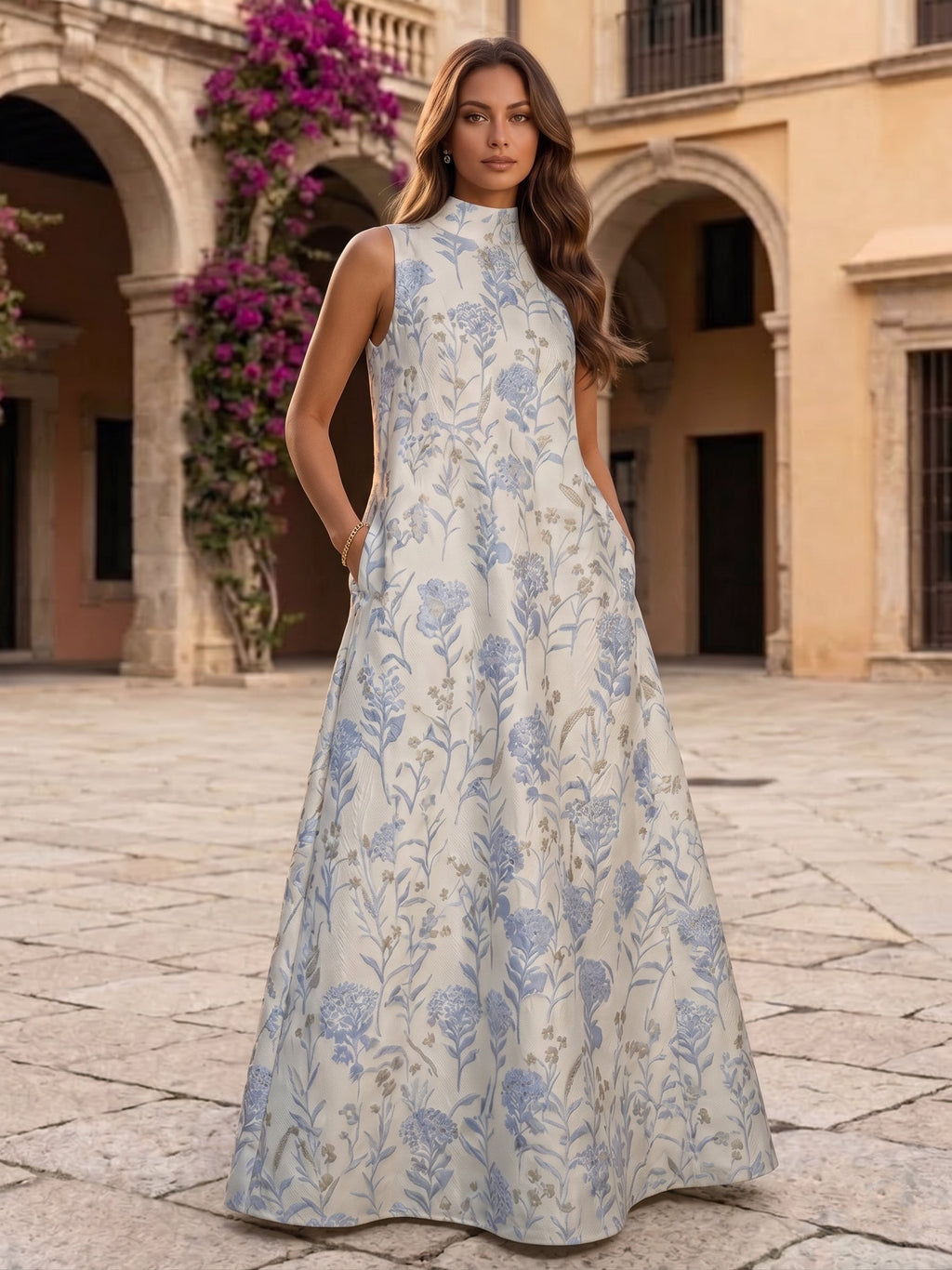 Floral Evening Dress — The Capucine Vivienne | Guest & Gown