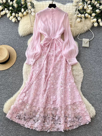 Tea Length Wedding Guest Dress — The Nadia Aurelia | Guest & Gown — view 2