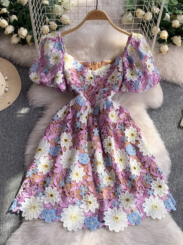 Knee Length Wedding Guest Dress — The Perrine Aurelia | Guest & Gown — view 2