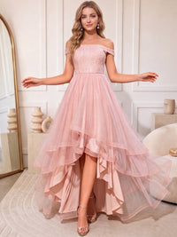 Off Shoulder Wedding Guest Dress — The Ember Isla | Guest & Gown