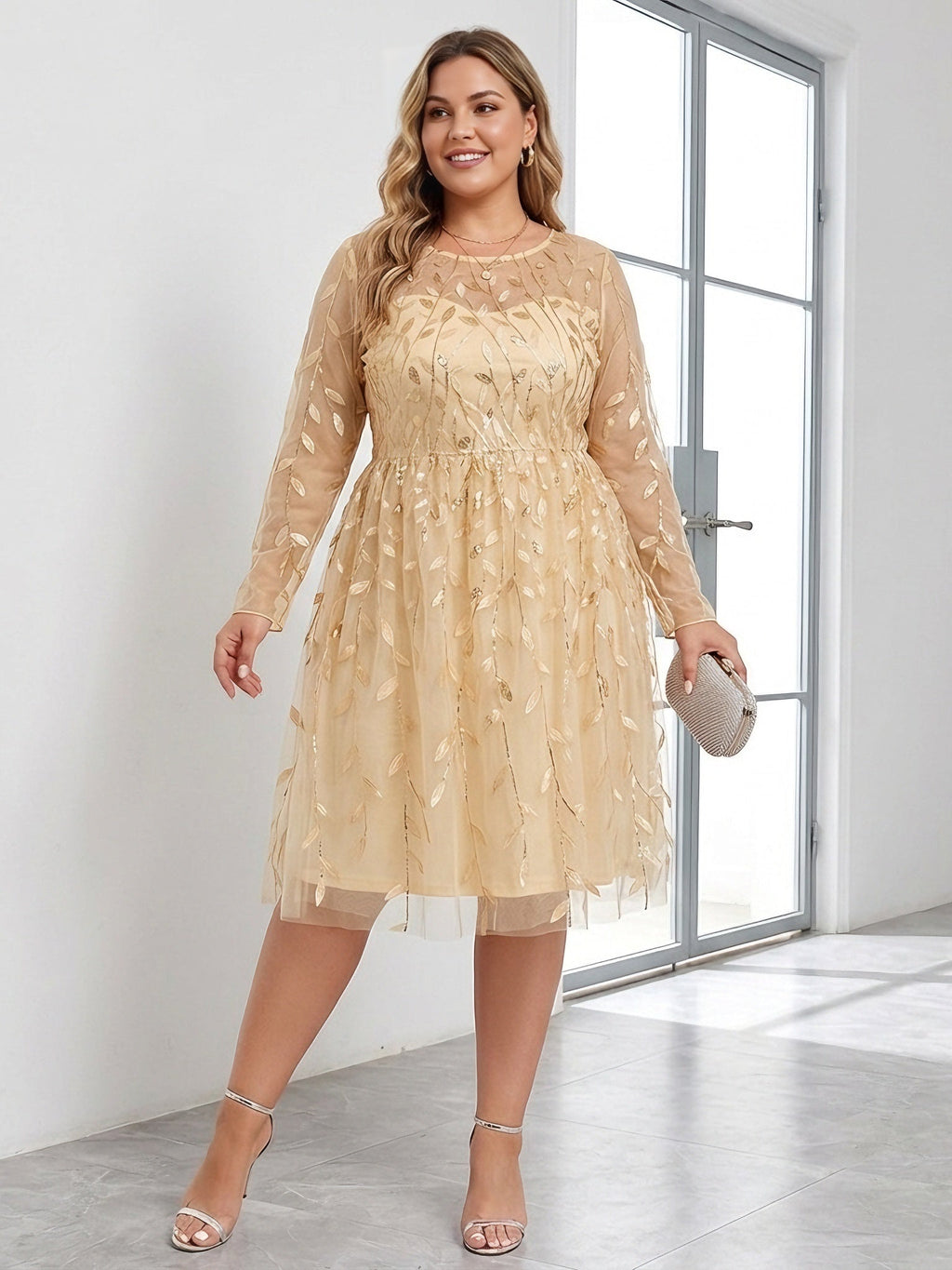 Knee Length Wedding Guest Dress — The Goldie Isla | Guest & Gown