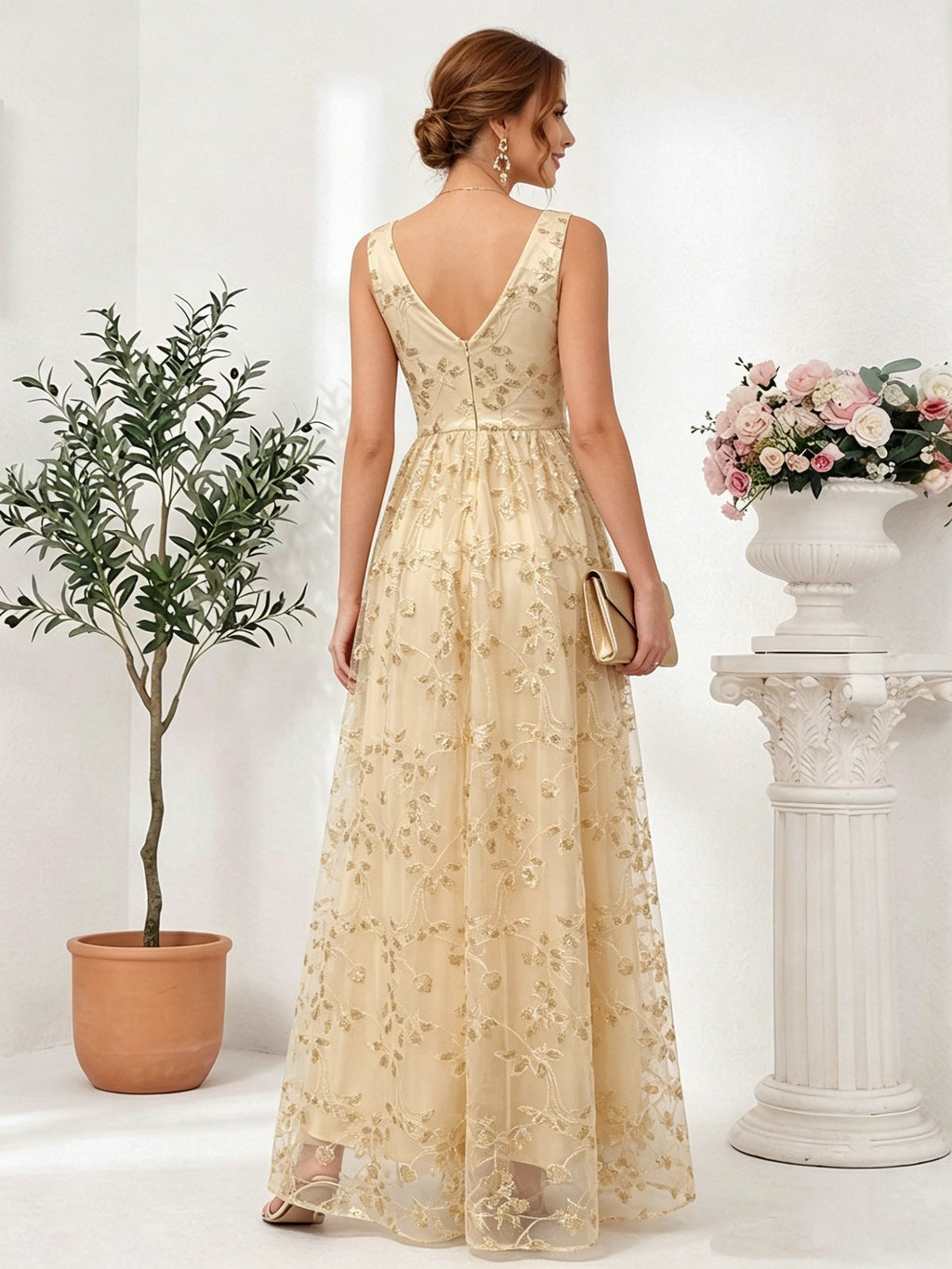 Elegant Wedding Guest Dress — The Hattie Isla | Guest & Gown — view 2