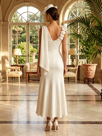 Satin White Dress — The Mara Isla | Guest & Gown