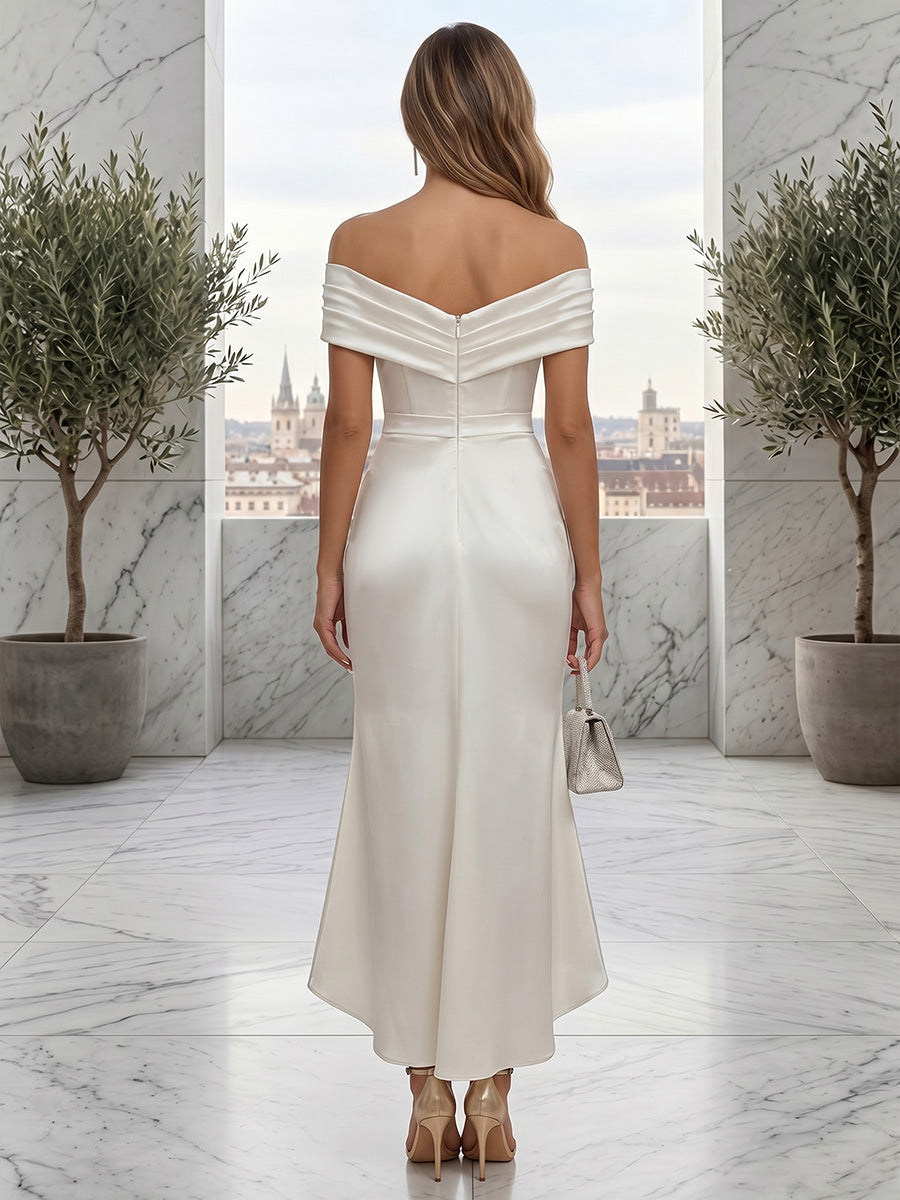 White Off Dress — The Lila Isla | Guest & Gown