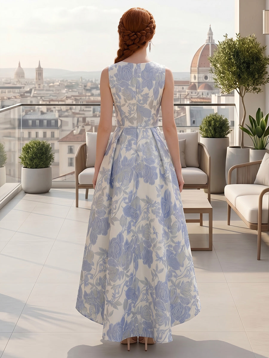Tea Length Cocktail Dress — The Halle Isla | Guest & Gown — view 2