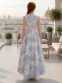 Tea Length Cocktail Dress — The Halle Isla | Guest & Gown — view 2