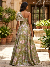Floral Formal Dress — The Saskia Isla | Guest & Gown — view 2