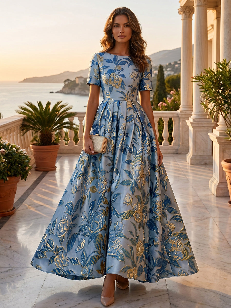 Floral Formal Dress — The Orla Isla | Guest & Gown — view 3