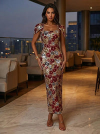 Attire. Cocktail Dress — The Leonie Isla | Guest & Gown — view 3