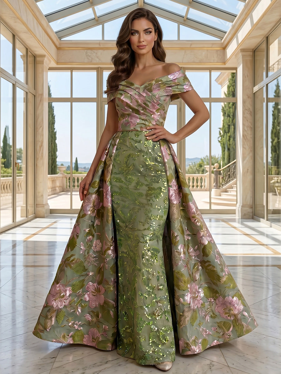 Floral Formal Dress — The Delphine Isla | Guest & Gown