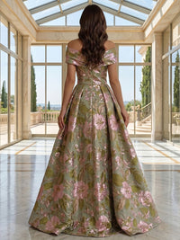 Floral Formal Dress — The Delphine Isla | Guest & Gown — view 2