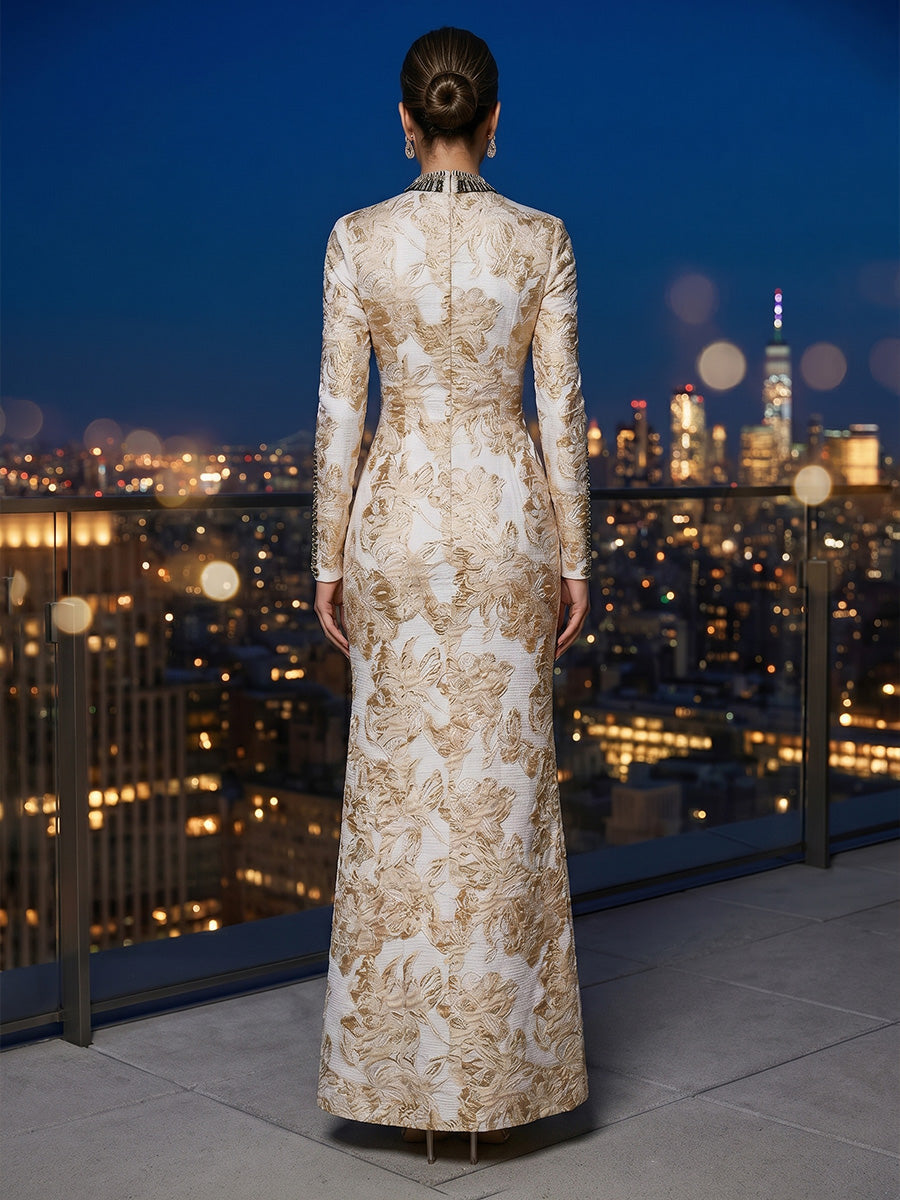 Floral Formal Dress — The Solange | Guest & Gown — view 2
