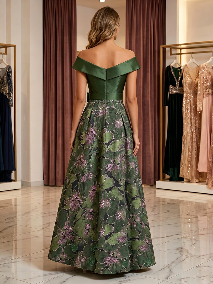 Floral Formal Dress — The Alba Seraphine | Guest & Gown — view 2