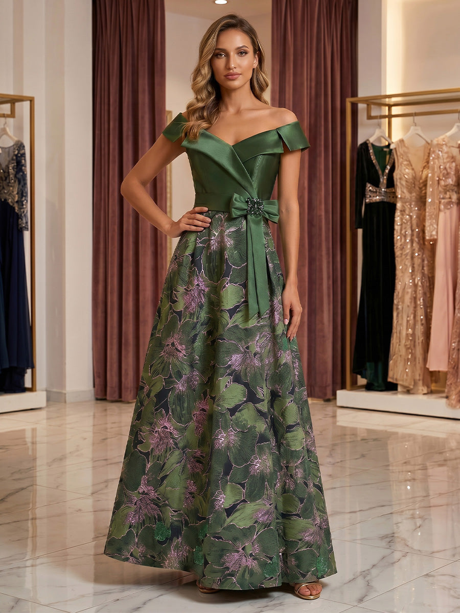 Floral Formal Dress — The Alba Seraphine | Guest & Gown — view 3