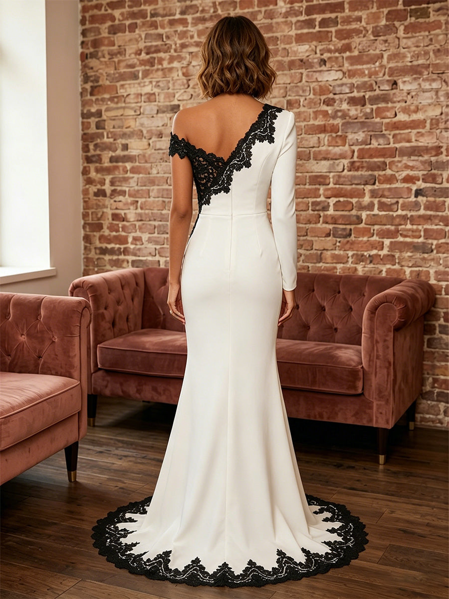 Mermaid Satin Maxi Formal Dress — The Sloane Seraphine | Guest & Gown
