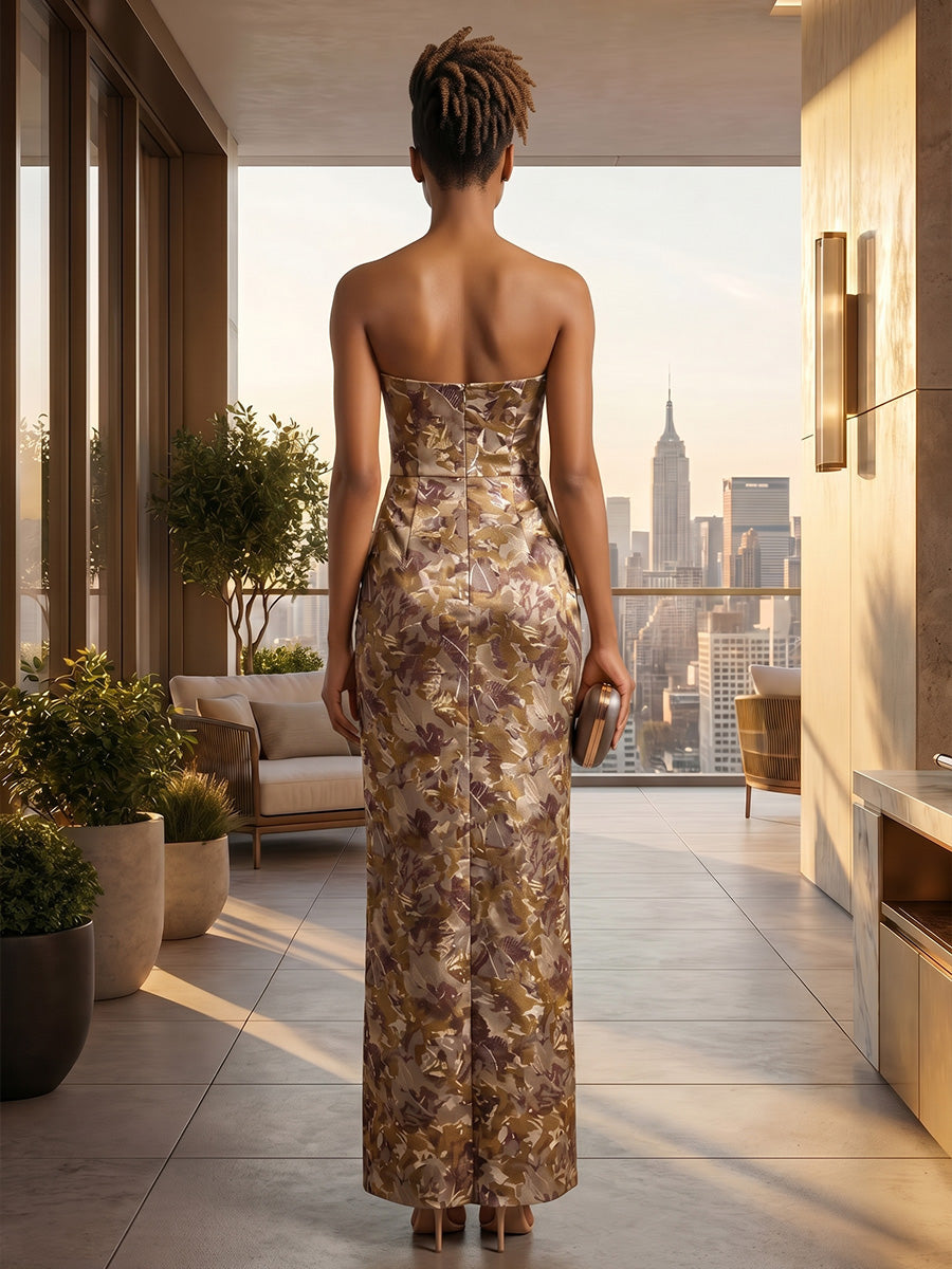 Sheath Maxi Formal Dress — The Mirabel Seraphine | Guest & Gown — view 2