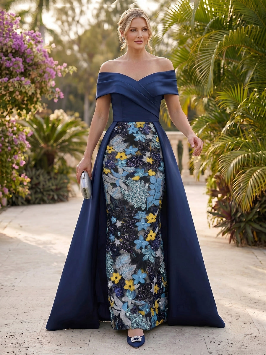 Floral Evening Dress — The Leonie Seraphine | Guest & Gown