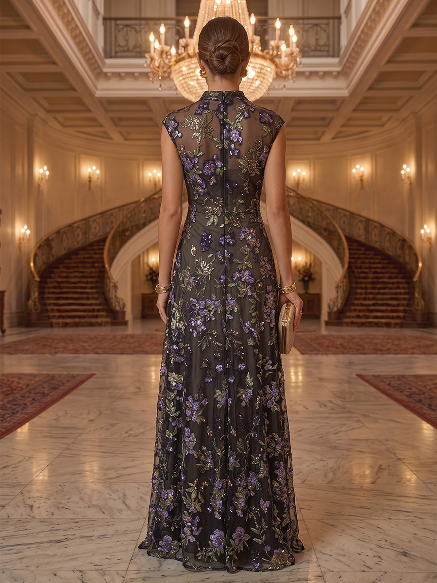 Floral Evening Dress — The Giselle Seraphine | Guest & Gown — view 2