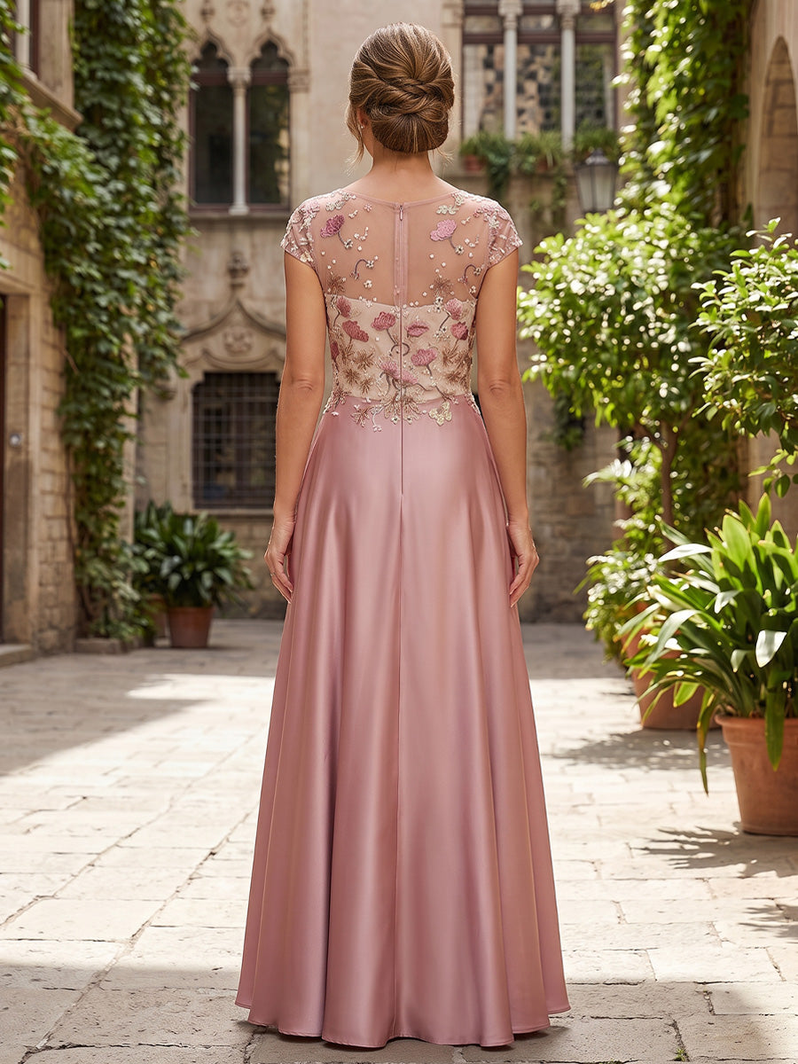 Floral Evening Dress — The Delphine Seraphine | Guest & Gown — view 2