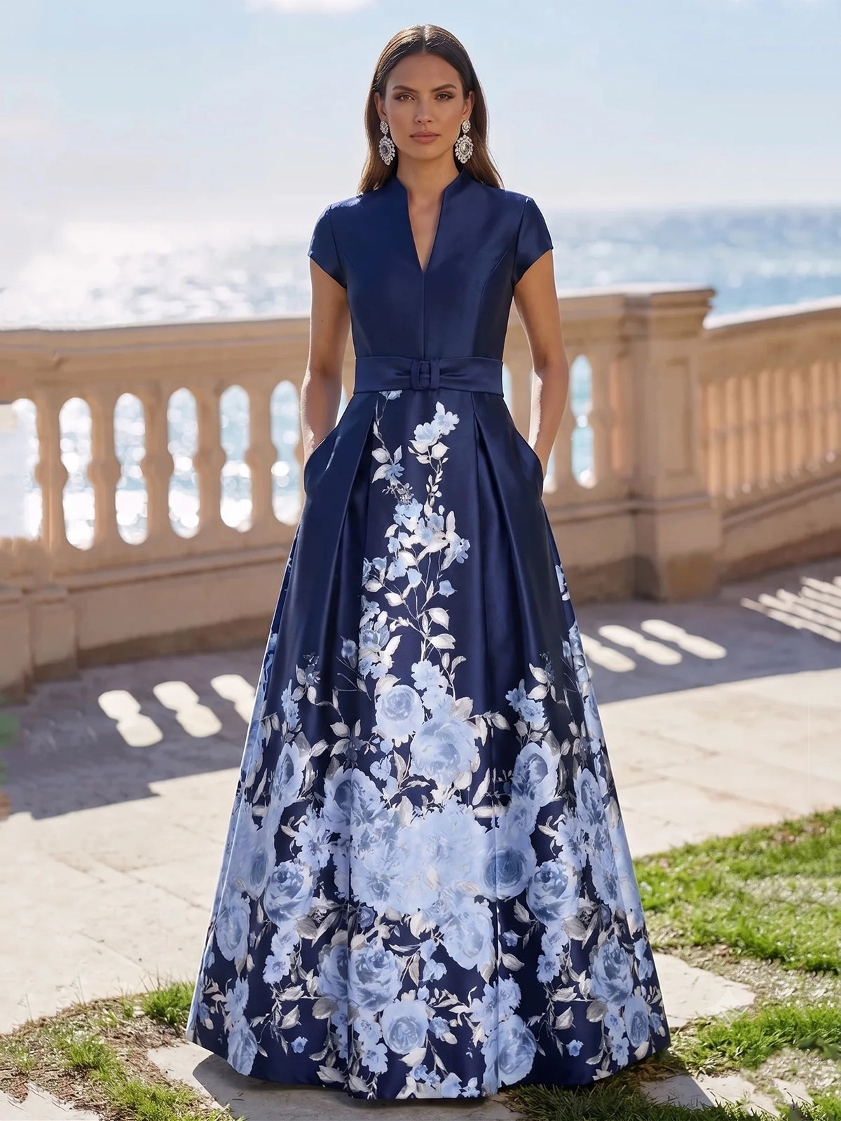 Floral Evening Dress — The Ida | Guest & Gown