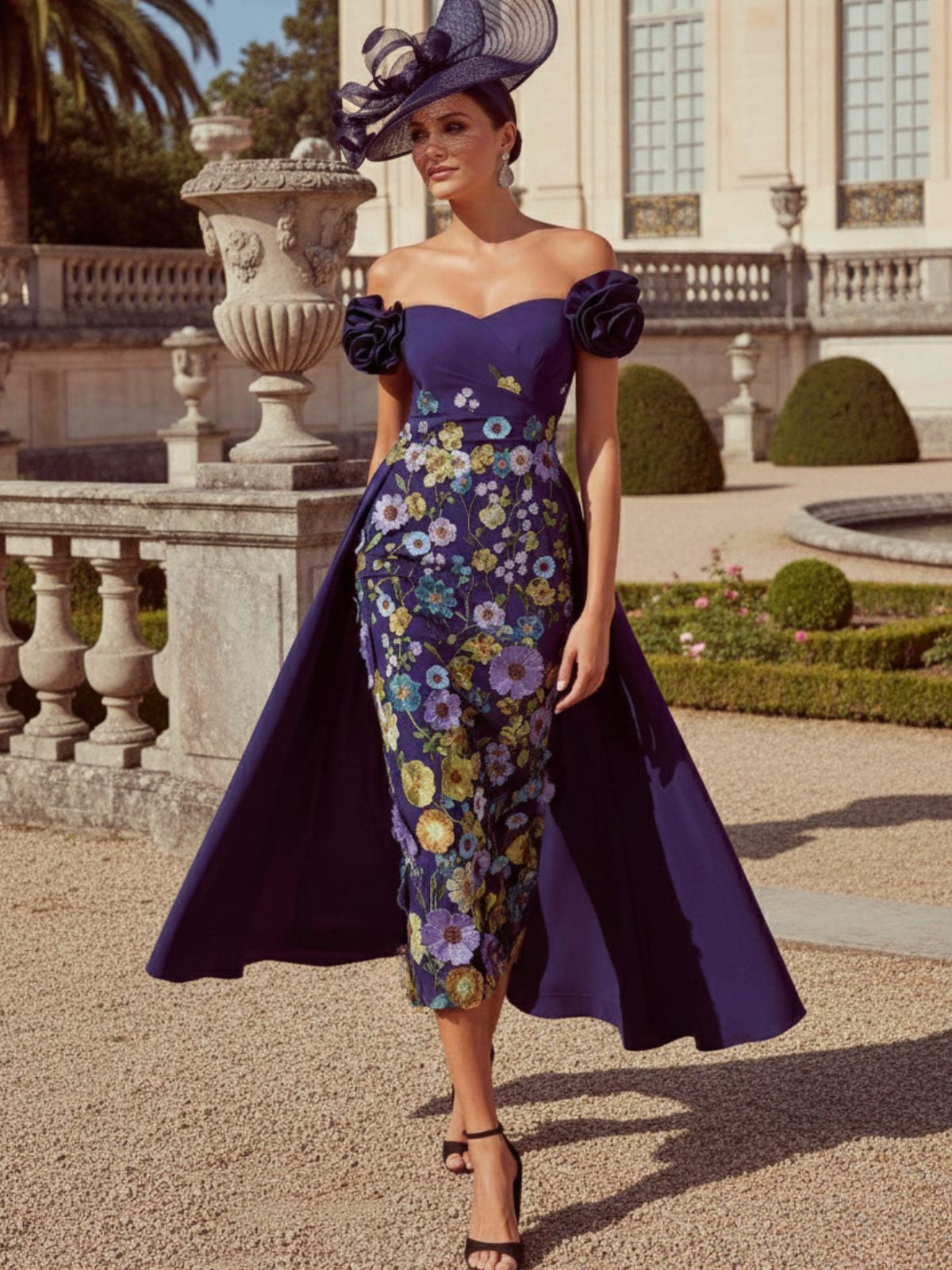 Tea Length Mother of the Bride Dress — The Ione | Guest & Gown