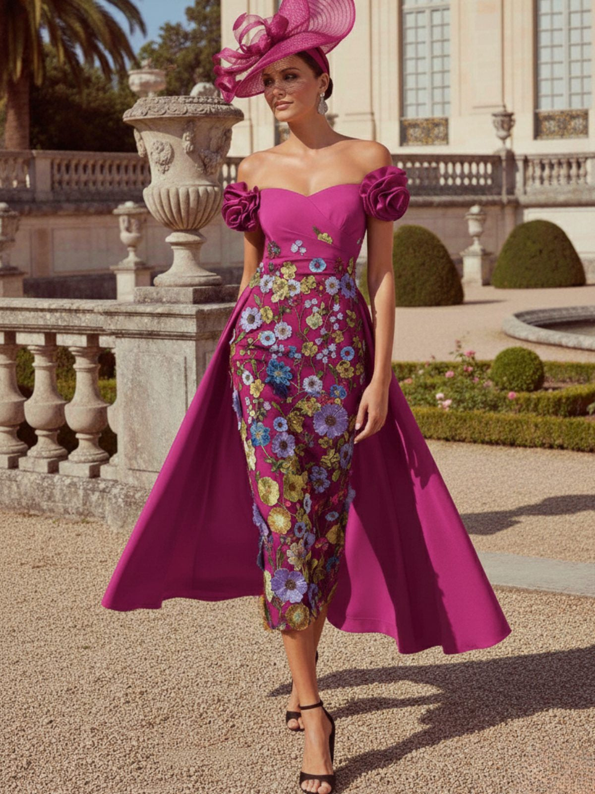 Tea Length Mother of the Bride Dress — The Ione | Guest & Gown