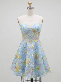 Strapless Homecoming Dress — The Ione Vivienne | Guest & Gown — view 2